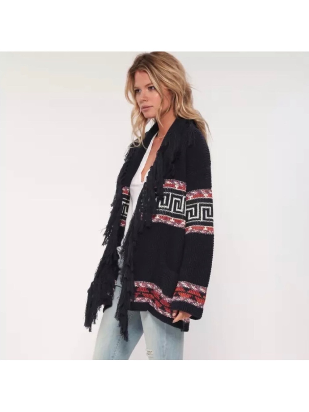 GODDIS BOho knitted Fringe